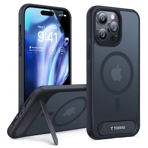 トラス X00RP109K001 iPhone 14 Pro Max用 スタンド付き保護ケース ブラック