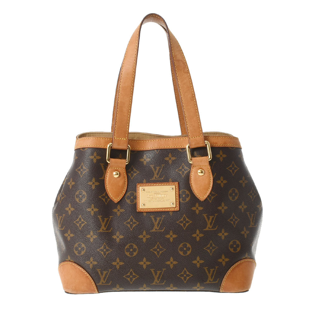 LOUIS VUITTON ルイヴィトン モノグラム ハムステッドPM SPオーダー ブラウン M51168 レディース モノグラムキャンバス トートバッグ Bランク 中古 