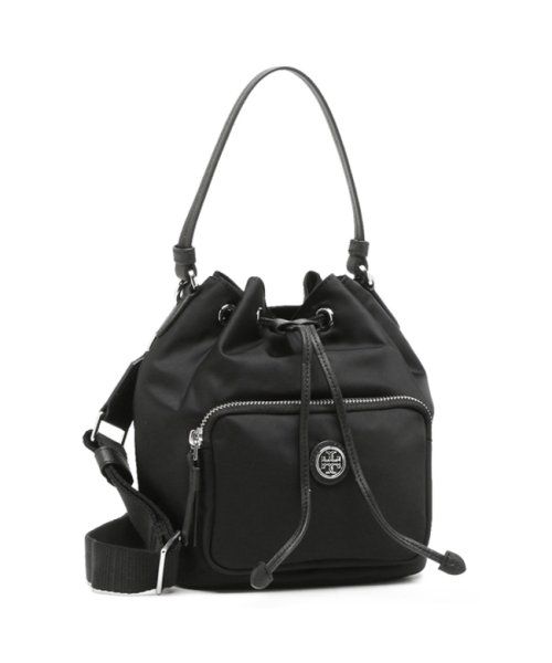 トリーバーチ ハンドバッグ ヴァージニア バケットバッグ ブラック レディース TORY BURCH 134652 001