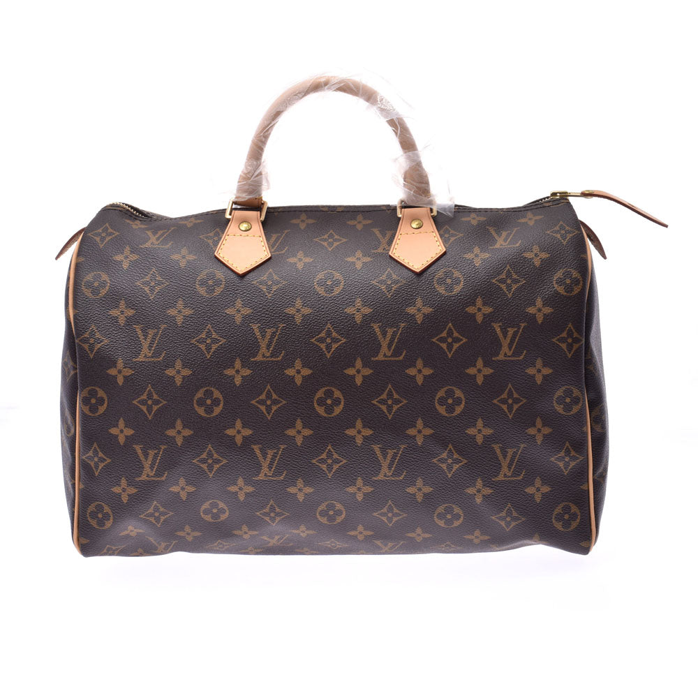 LOUIS VUITTON ルイヴィトン モノグラム スピーディ35 ブラウン Ｍ41524 ユニセックス モノグラムキャンバス ハンドバッグ 新同 中古 