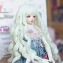 BJD 1/3 1/4  1/6人形 ドール用ウィッグ カツラ 耐熱 ハンドメイドzxww-324