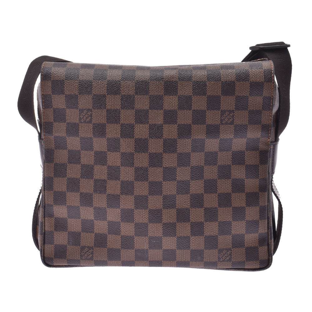 LOUIS VUITTON ルイヴィトンナヴィグリオ   ダミエ ブラウン ユニセックス ダミエキャンバス ショルダーバッグ N45255  中古