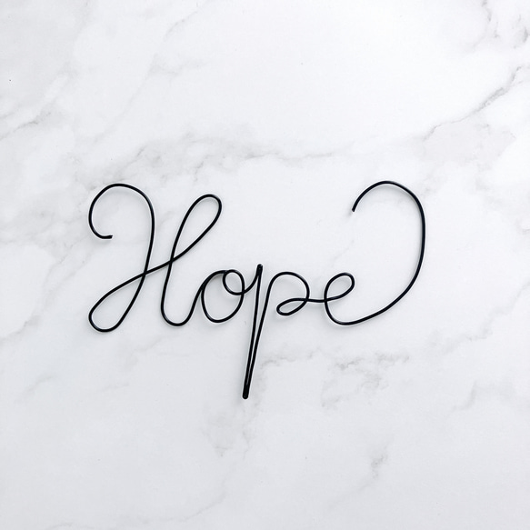 Hope  ワイヤーアート　ワイヤークラフト