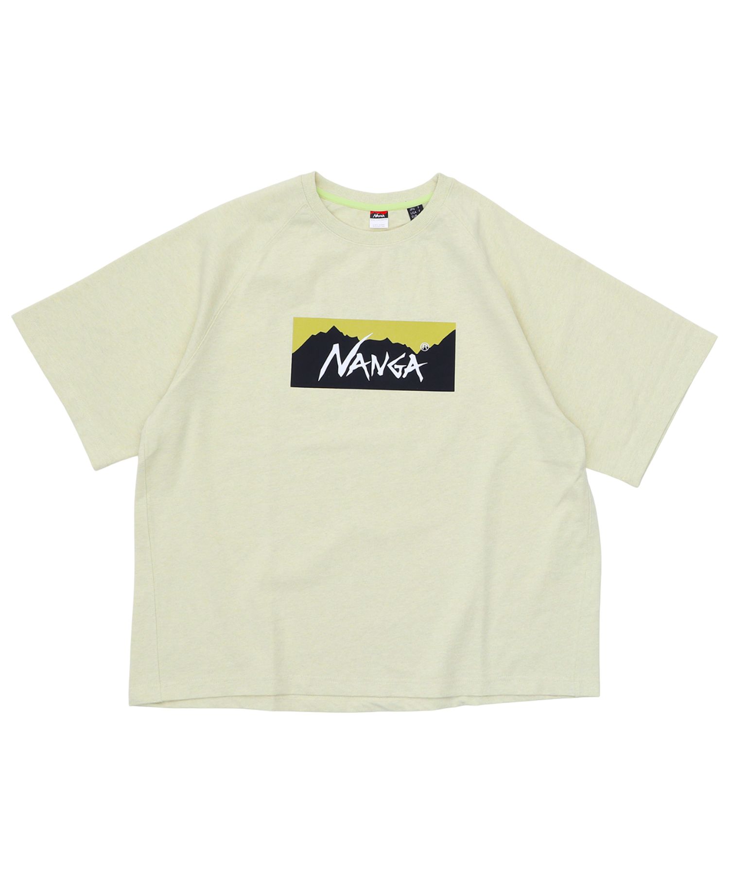 ナンガ/NANGA ナンガ Tシャツ 半袖 エコハイブリッド ボックスロゴ ルーズフィットティー ･･･