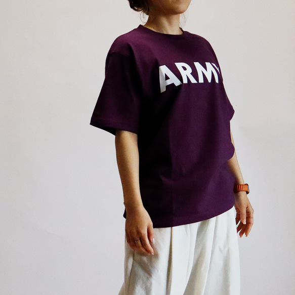 【限定カラー】ARMY Tシャツ（パープル）