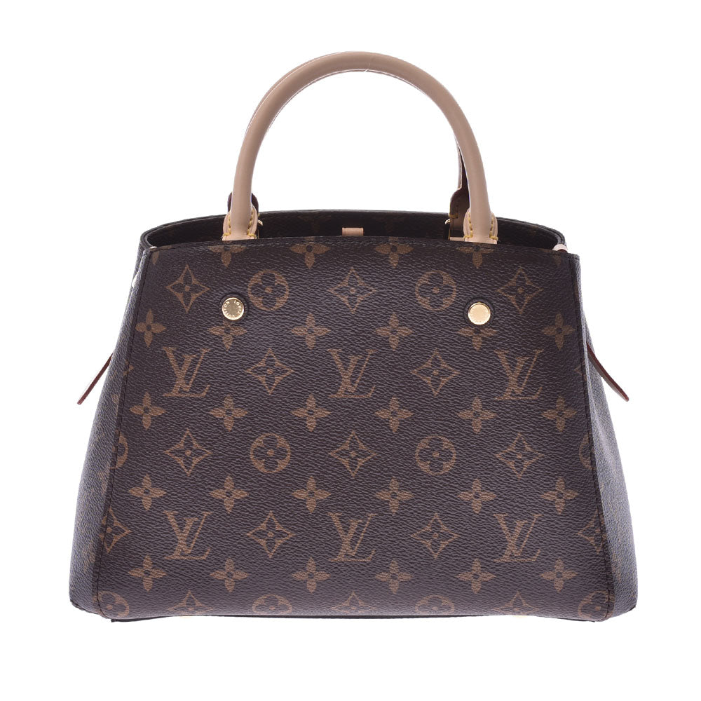 LOUIS VUITTON ルイヴィトン モノグラム モンテーニュBB 2WAYバッグ ブラウン M41055 レディース ハンドバッグ 新品 