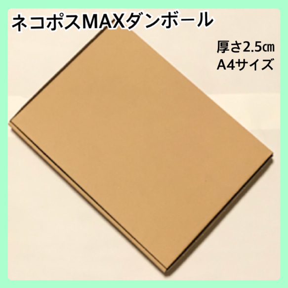 30枚【⭐️⭐️⭐️⭐️】ネコポスMAXダンボール 厚さ2.5㎝