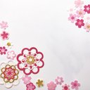 ☆送料無料☆クラフトパンチ　桜　卒アル　卒業　アルバム　誕生日　七五三　壁面　飾り　スクラップブッキング　花　ウェディング　保育　ペーパークラフト　パーツ　寄せ書き　結婚式　フラワー