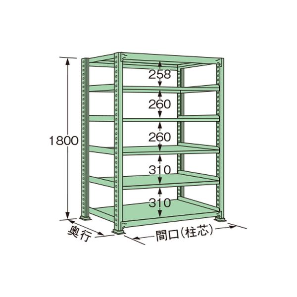 扶桑金属工業 中量ラック MM1812J