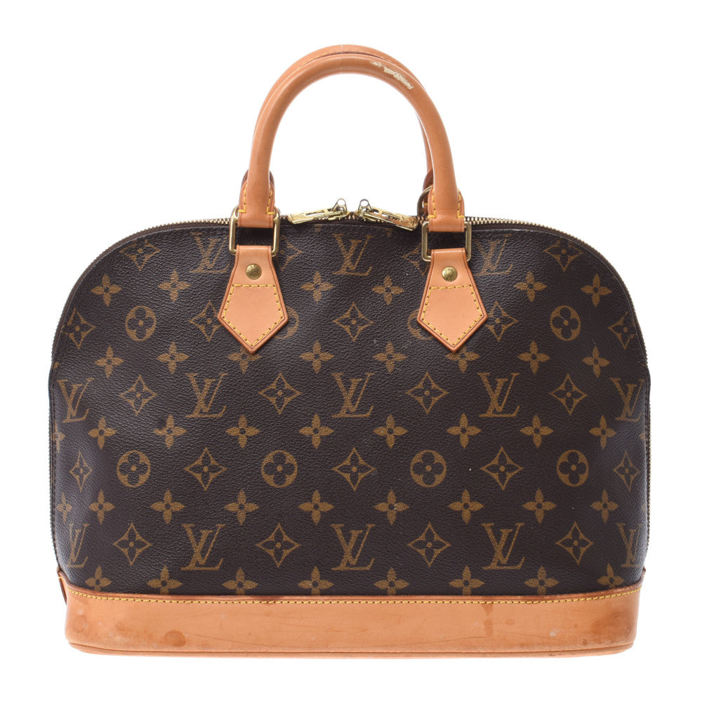 LOUIS VUITTON ルイヴィトン モノグラム アルマ ブラウン M51130 レディース モノグラムキャンバス ハンドバッグ Bランク 中古 