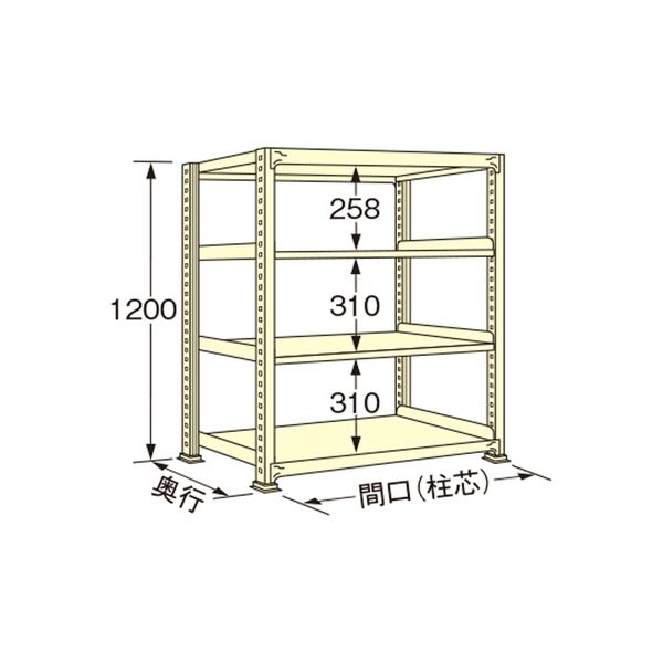 扶桑金属工業 中量ラック WG1212M