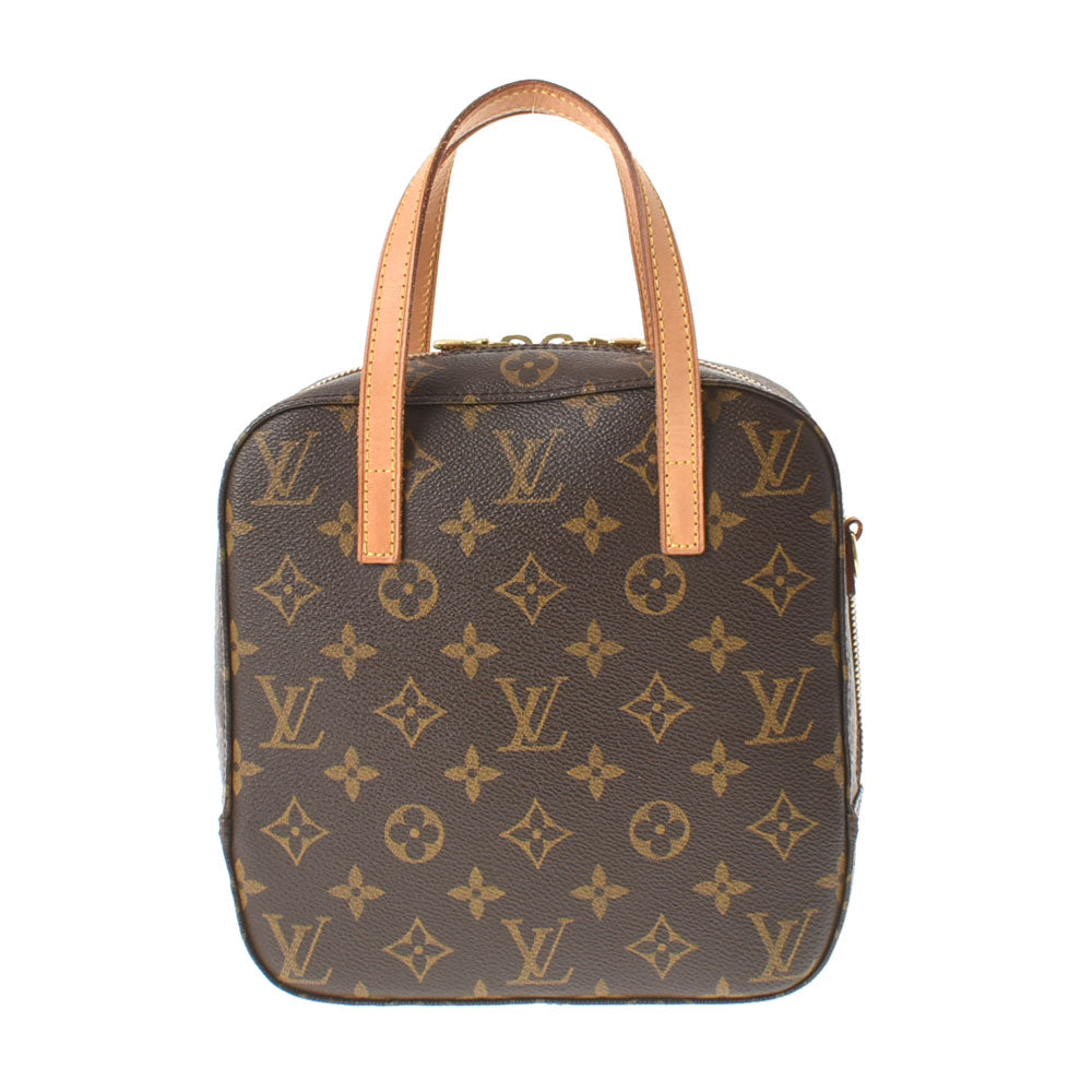 LOUIS VUITTON ルイヴィトン モノグラム スポンティーニ ブラウン M47500 ユニセックス モノグラムキャンバス ハンドバッグ ABランク 中古 