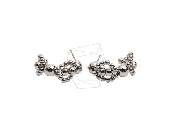 ERG-2762-R【2個入り】バブルボールピアス,Bubble Ball Post Earring