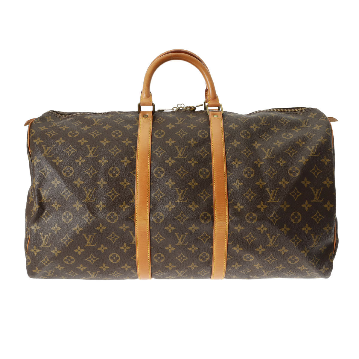 LOUIS VUITTON ルイヴィトン モノグラム キーポル 55 ブラウン M41424 ユニセックス モノグラムキャンバス ボストンバッグ Bランク 中古 