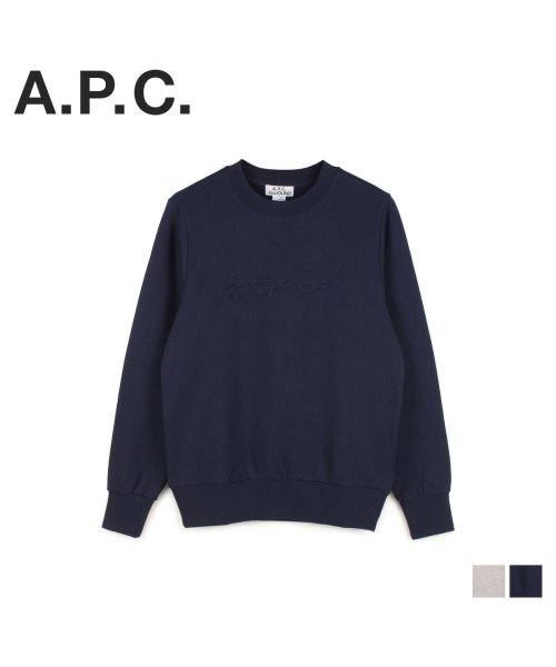 A.P.C. JJJJound アーペーセー ジョウンド トレーナー スウェット メンズ レディース コラボ SWEAT JUSTIN グレー ネイビー COE