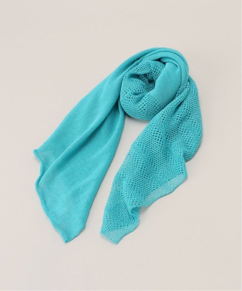 【THROW/スロー】Linen Cross Mesh Scarf スカーフ