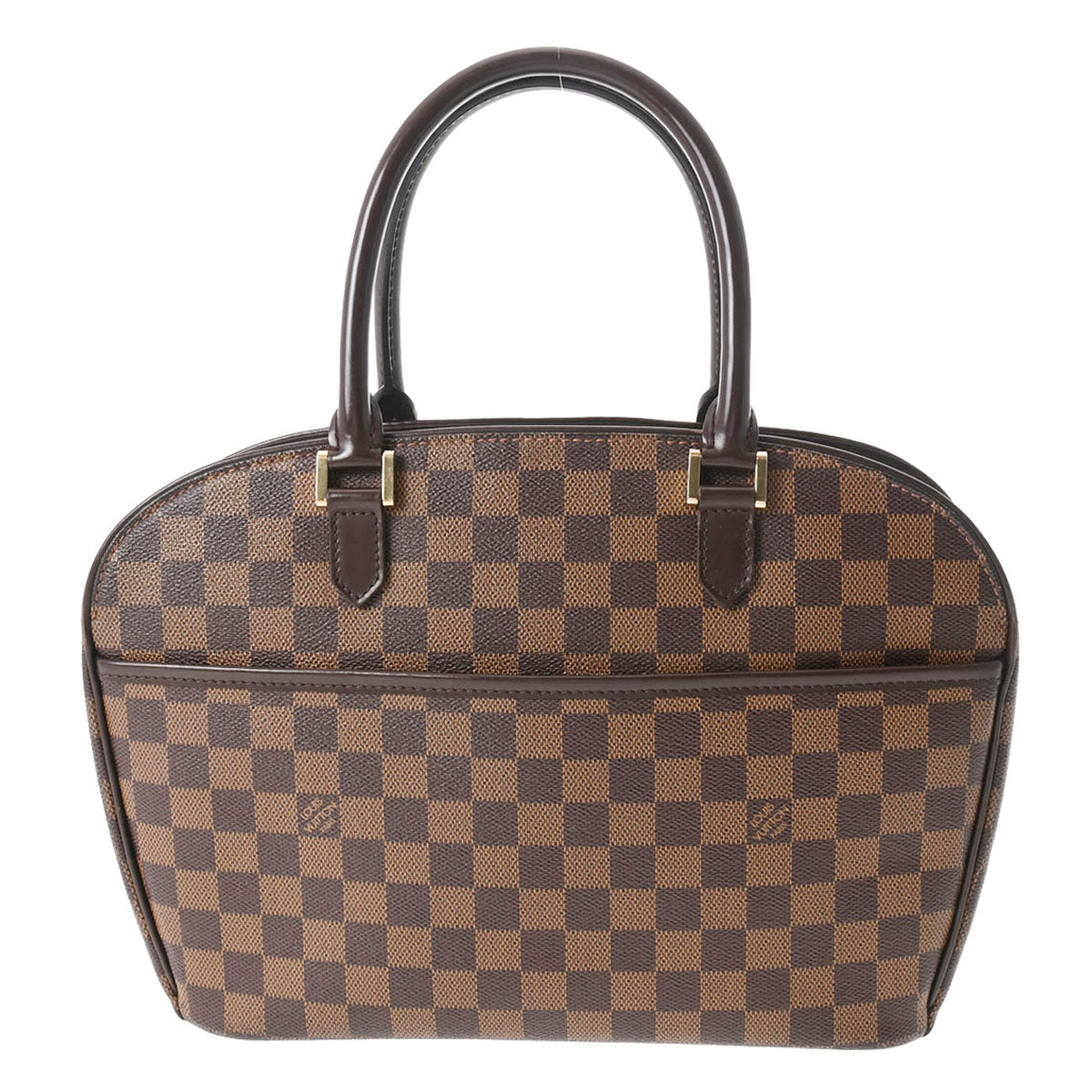 LOUIS VUITTON ルイヴィトン ダミエ サリア オリゾンタル ブラウン N51282 レディース ダミエキャンバス ハンドバッグ Bランク 中古 