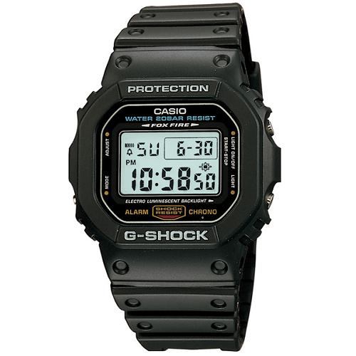 カシオ DW-5600E-1 G-SHOCK 20気圧防水 ストップウォッチ機能 フルオートカレンダー 樹脂バンドモデル