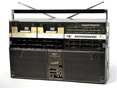 SHARP シャープ GF-808 FM/AM ステレオカセット ザ・サーチャーW【中古品】