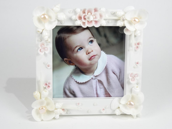 baby shell photo frame ♪♡　Cherry Blossom