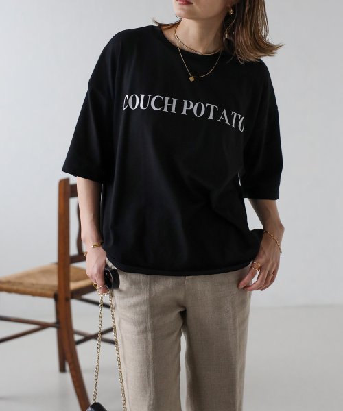 COUCH POTATO ロゴTシャツ