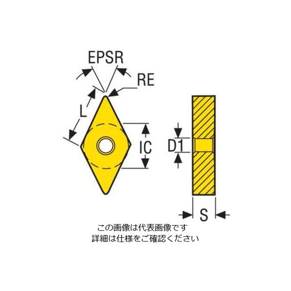 Seco Tools 旋削 外径用チップ DNMM150616