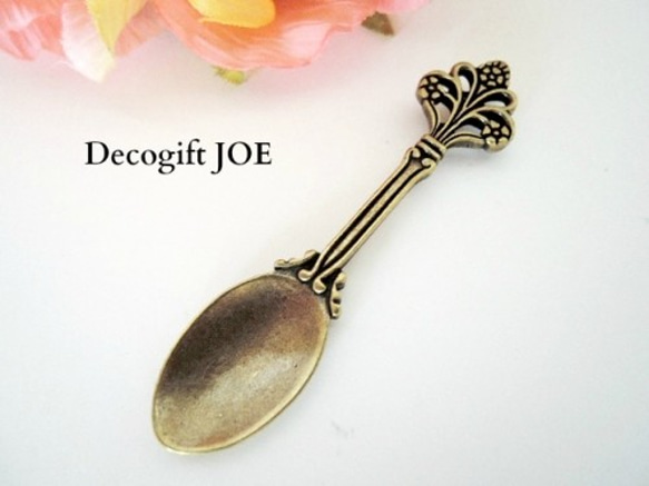 金古美color★アクセサリー作製かわいいチャームMagical spoon