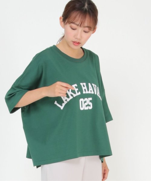 ワイドカレッジロゴＴシャツ