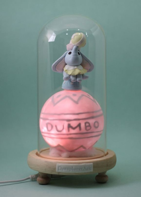 ユニークなカスタマイズ、Dumbo Planet Whisper Lightメッセージをカスタマイズ