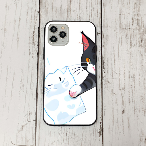 iphoneケース3-2-47 iphone 強化ガラス ねこ・猫・ネコ 箱1 かわいい アイフォン iface