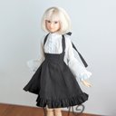 1156【momokoDOLLブラウス】白の姫袖ブラウス※1/6ドール服