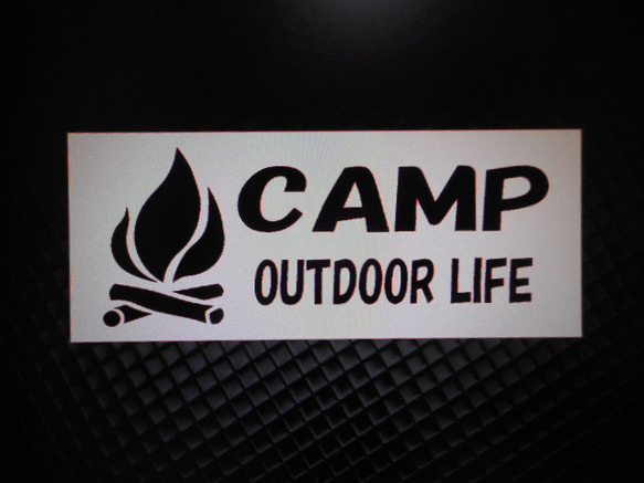 CAMP OUTDOOR LIFE　カッティングステッカー　１