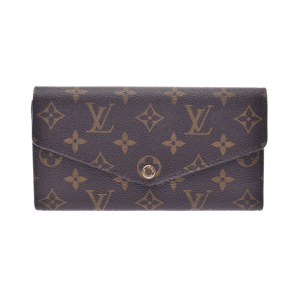 LOUIS VUITTON ルイヴィトン モノグラム ポルトフォイユ サラ ブラウン M60531  ユニセックス モノグラムキャンバス 長財布 Bランク 中古 