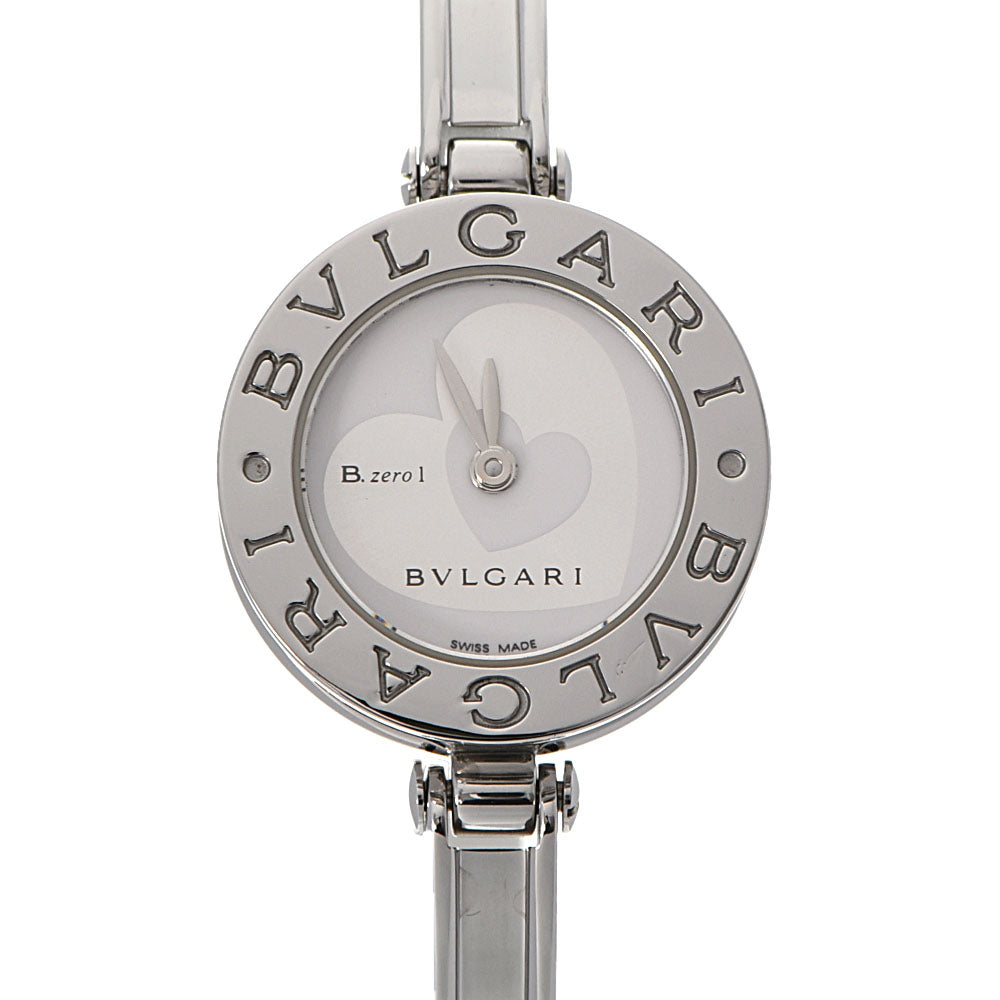 BVLGARI ブルガリ B-ZERO バングルウォッチ BZ22S レディース SS 腕時計 クオーツ シルバー文字盤 Aランク 中古 