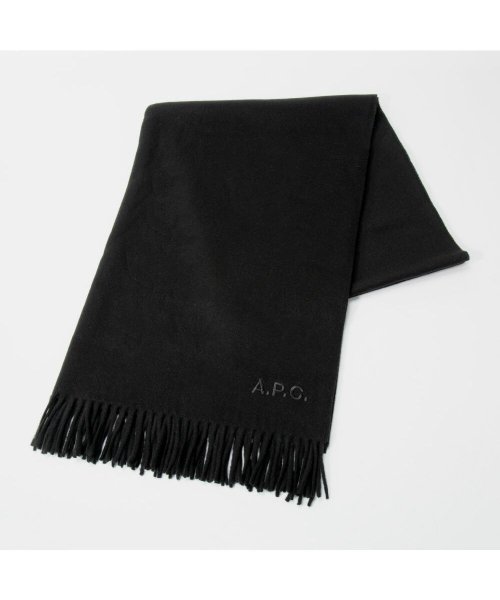 APC アーペーセー A.P.C. WOAFE M15170 マフラー レディース アパレル ウール ストール ロゴ刺繍 echarpe alix brodee