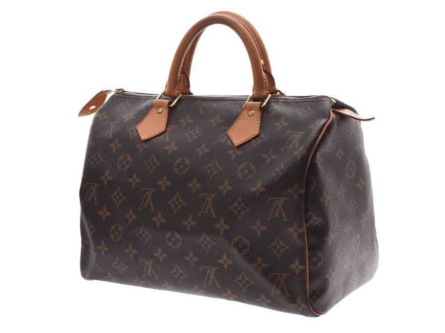 ルイヴィトン モノグラム スピーディ30 ブラウン M41526 レディース 本革 ハンドバッグ Bランク LOUIS VUITTON 中古 