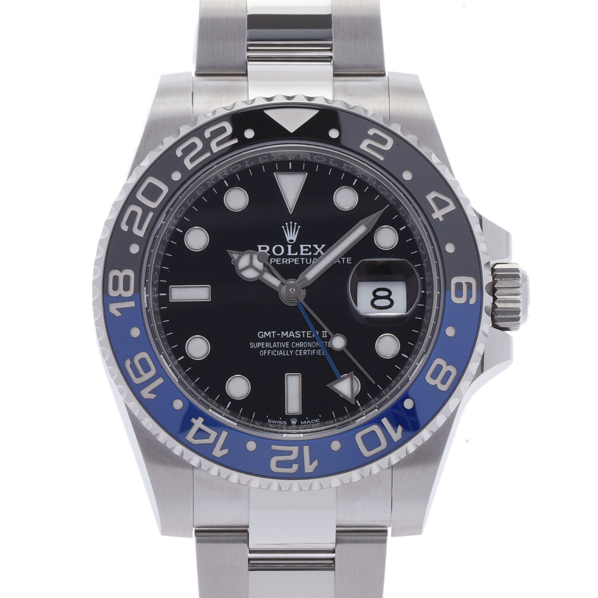 【現金特価】ROLEX ロレックス GMTマスター2 黒/青ベゼル 2023年4月 126710BLNR メンズ SS 腕時計 自動巻き 黒文字盤 未使用 