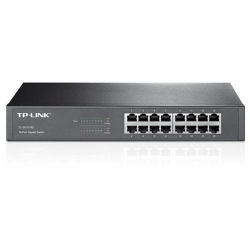 TP-Link ティーピーリンク 16ポート ギガビット デスクトップ／ラックマウント スイッチ TL-SG1016D 無償永久保証