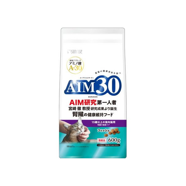 マルカン AIM30 15歳室内猫 腎臓健康ケアフィッシュ 600g FC033PU-SAI-020