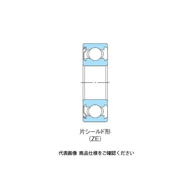 不二越（NACHI） ベアリング 深溝玉軸受 片シールド形 6215ZE 1セット（3個）（直送品）