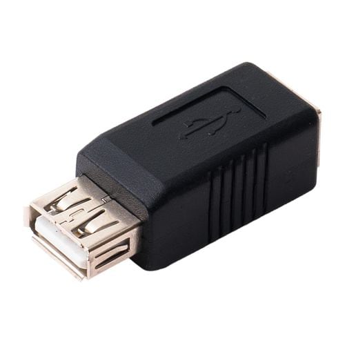 ミヨシ USA-BA USB2.0 USB B、USB A変換アダプタ ブラック