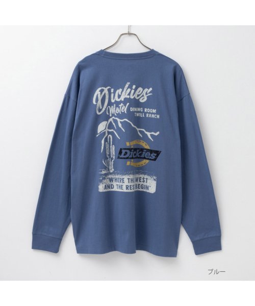 [大きいサイズ] Dickies ディッキーズ グラフィック長袖Tシャツ キングサイズ 3478－6530KG