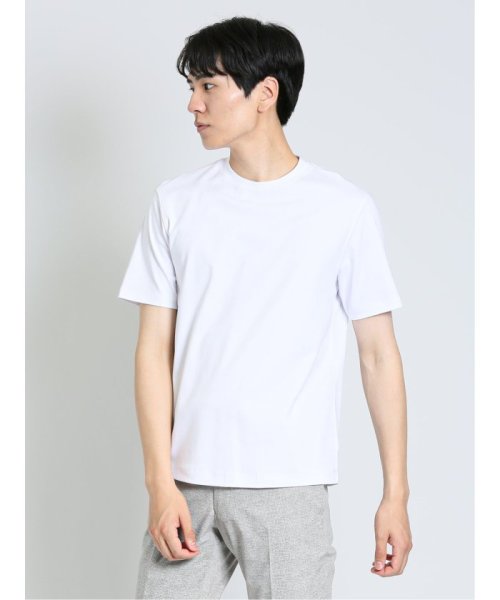 【DRESS T－SHIRT】超長綿 クルーネック 半袖 メンズ Tシャツ カットソー カジュアル インナー ビジネス ギフト プレゼント