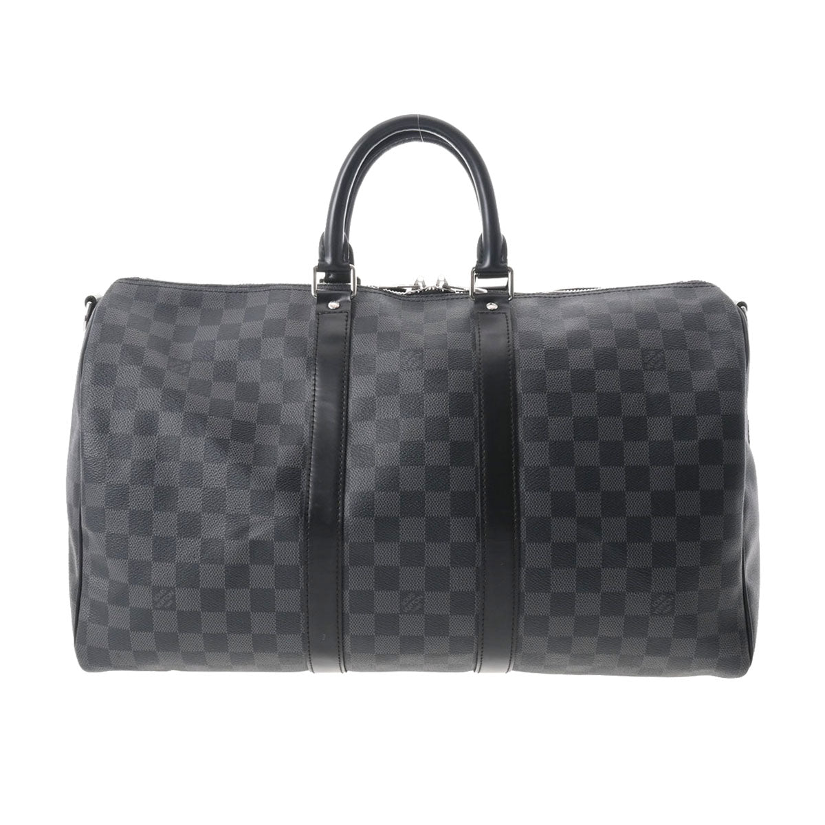 LOUIS VUITTON ルイヴィトン ダミエ グラフィット キーポルバンドリエール45 黒/グレー N41418 メンズ ダミエグラフィットキャンバス ボストンバッグ ABランク 中古 