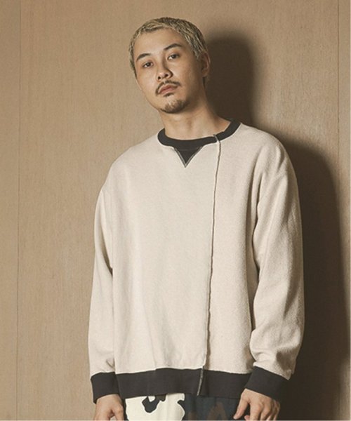 【Name./ネーム】 ASYMMETRIC SWITCHING SWEAT SHIRT