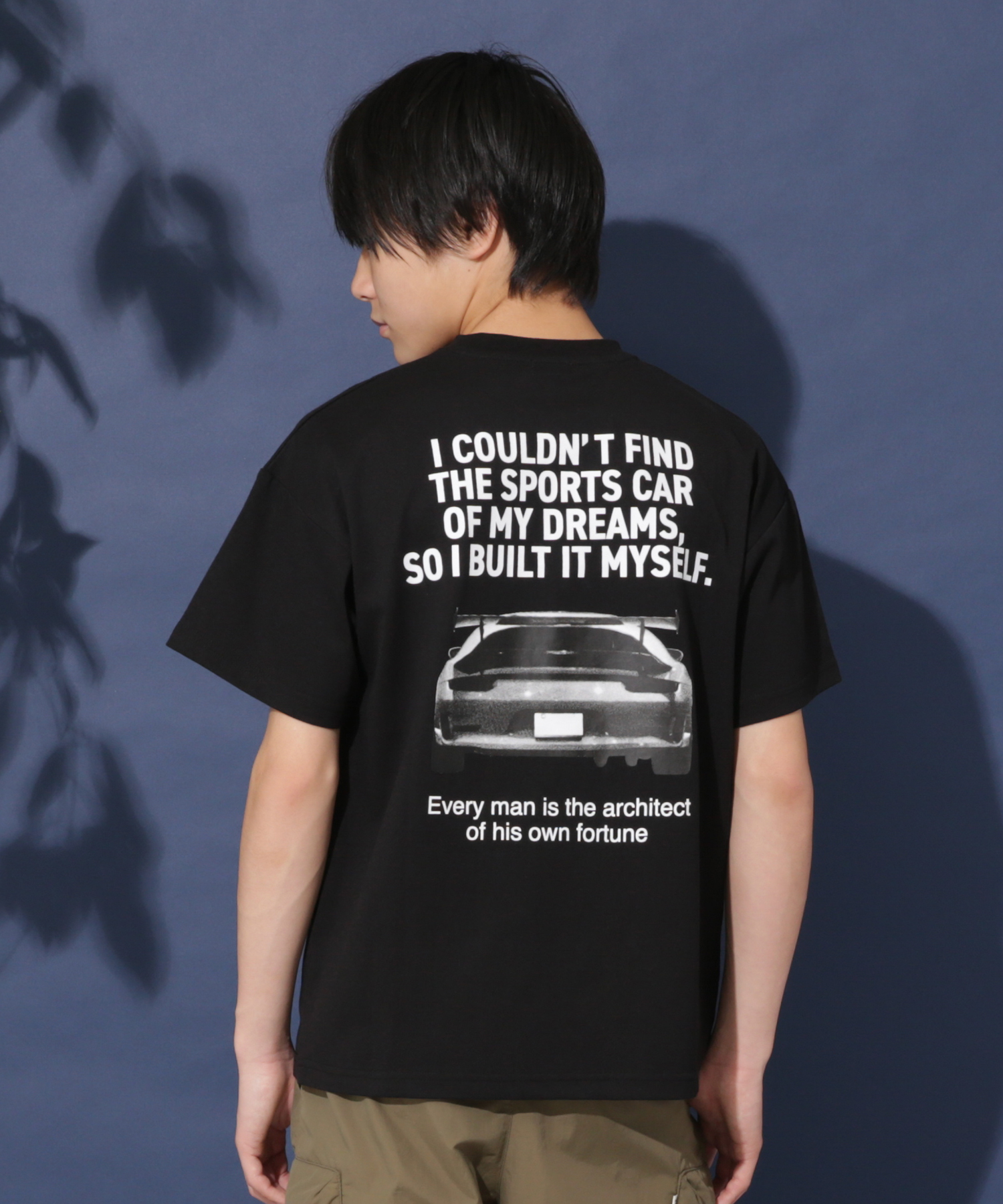 グラソス/【防虫加工】バックCARフォトプリント半袖Tシャツ