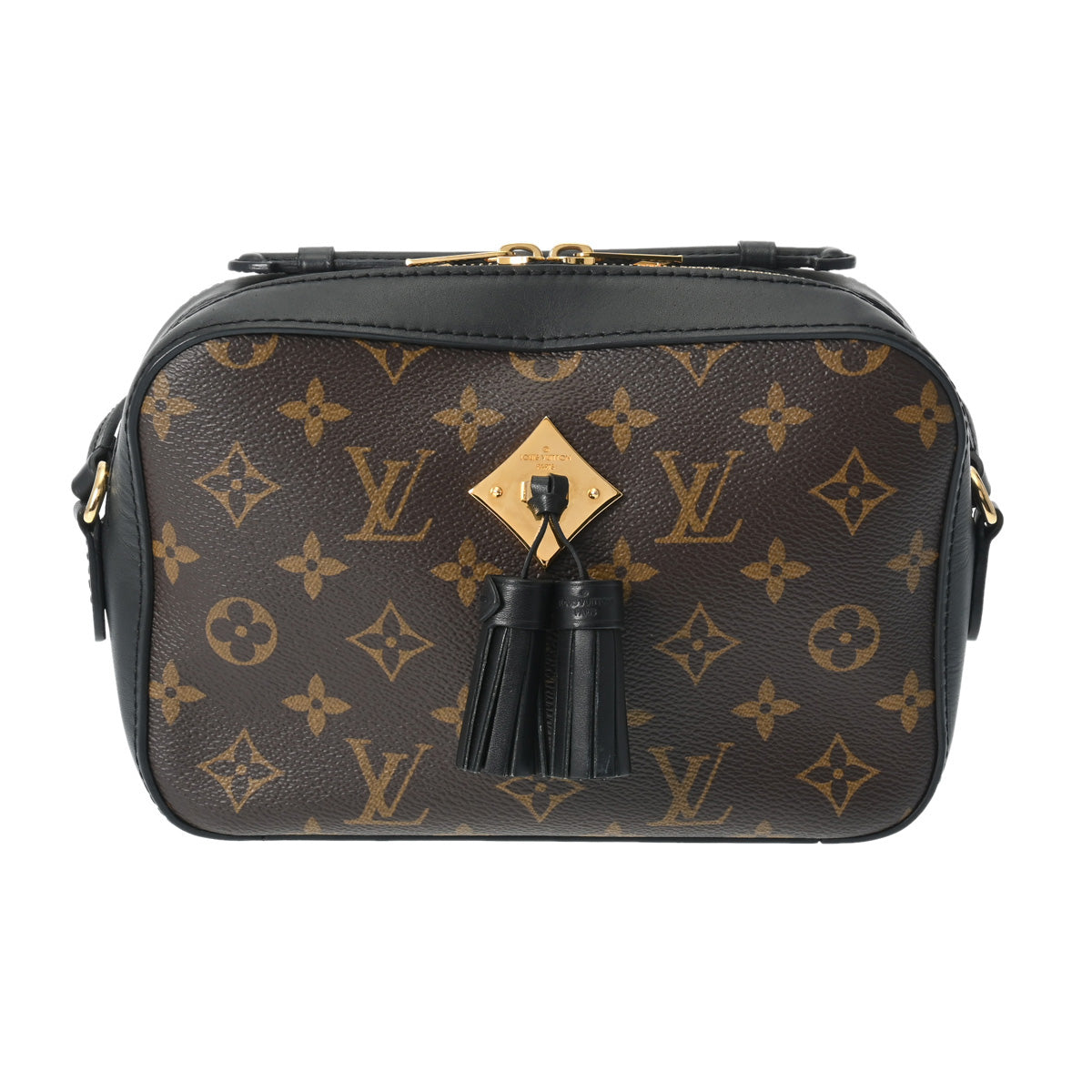 LOUIS VUITTON ルイヴィトン モノグラム サントンジュ ノワール M43555 レディース モノグラムキャンバス ショルダーバッグ Aランク 中古 