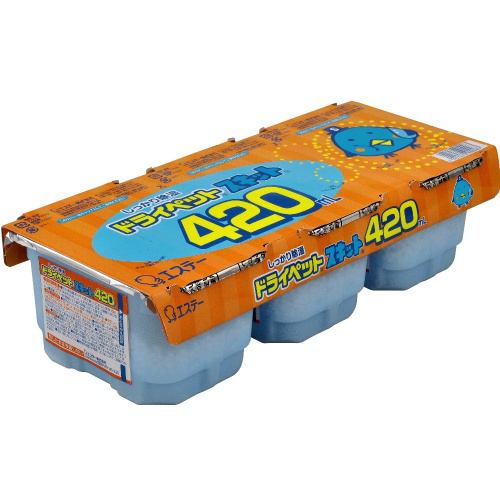 エステー ドライペットスキット 3個パック 420ml×3 エステー ドライペツトスキツト 3コパツクN