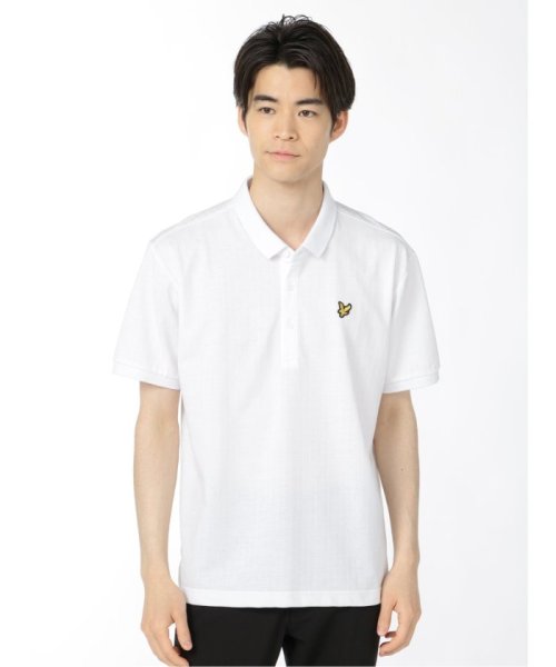 ライル&スコット/LYLE&SCOTT ブライトストライプ 鹿の子 半袖 メンズ ポロシャツ カットソー カジュアル インナー ビジネス ギフト プレゼント ゴ