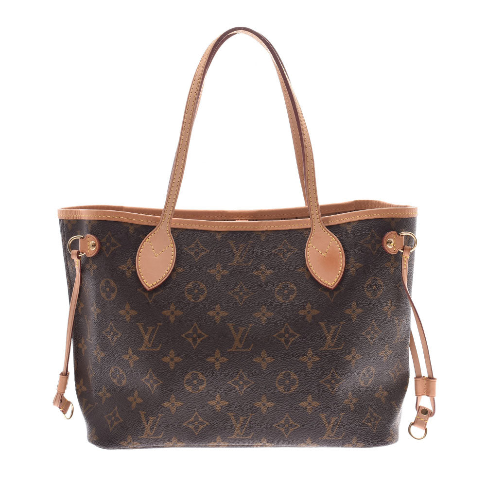 LOUIS VUITTON ルイヴィトン モノグラム ネヴァーフルPM 旧型 ブラウン M40155 レディース モノグラムキャンバス ハンドバッグ ABランク 中古 